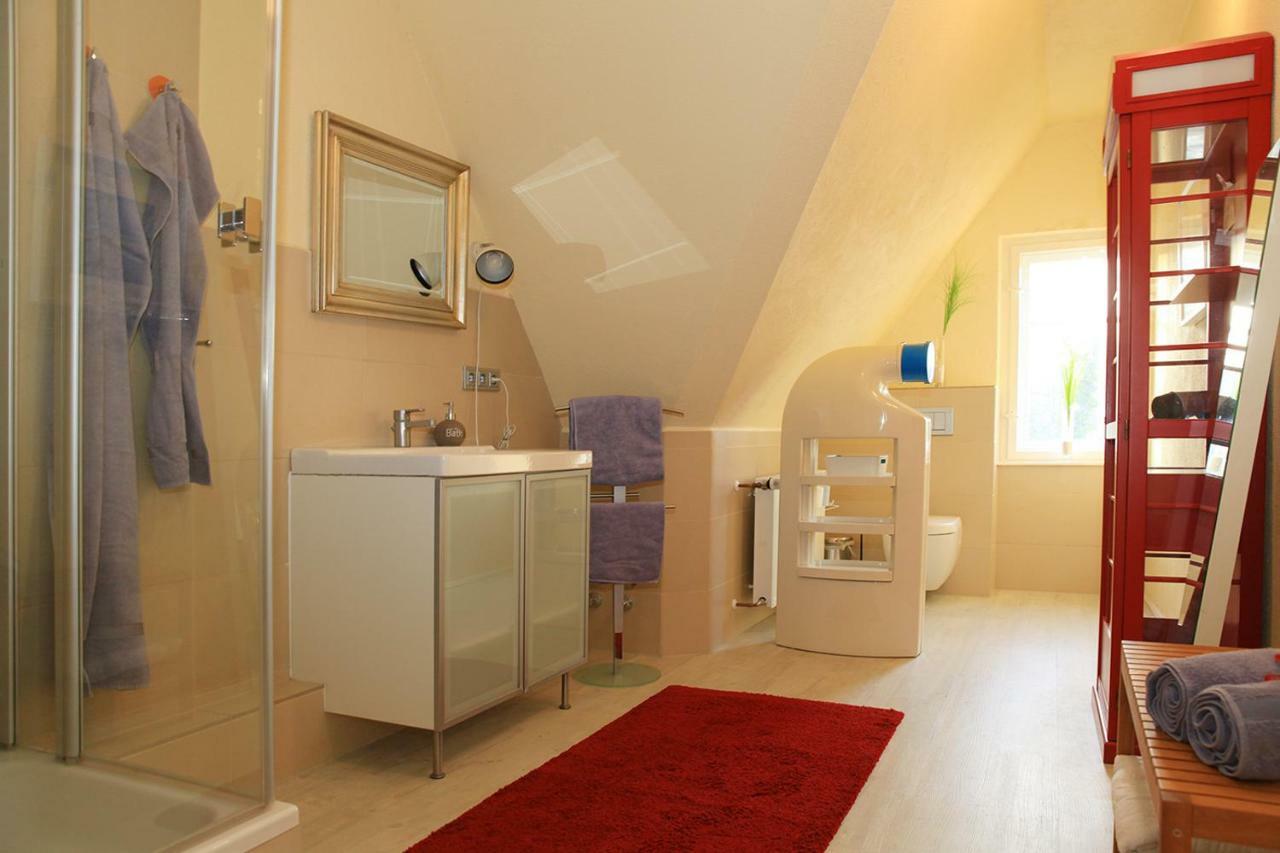 Ferienwohnung Inselvilla 하멜른 외부 사진